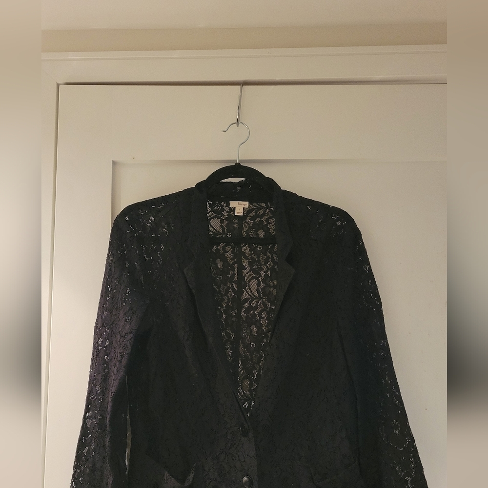Black Lace Women's Blazer
